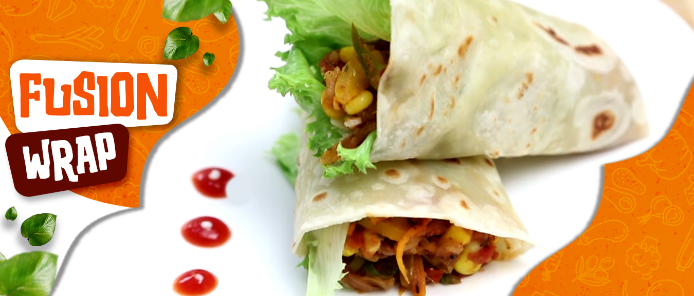 Fusion Wrap – Healthy Veg Wrap – Quick Easy To Make Tiffin Snacks / Brunch Recipe By Ruchi Bharani